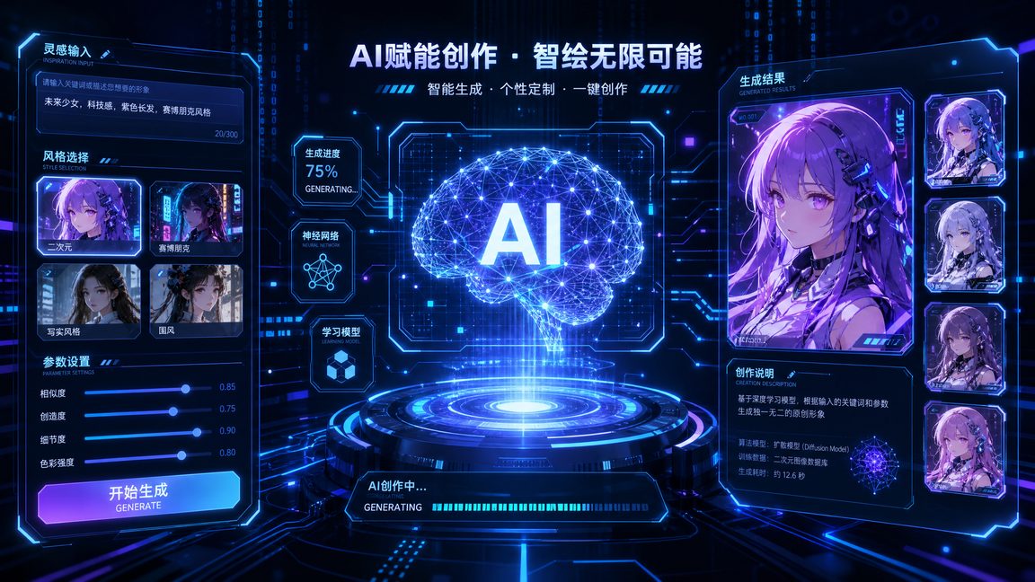 高清3D动漫AI赋能动漫创作工具